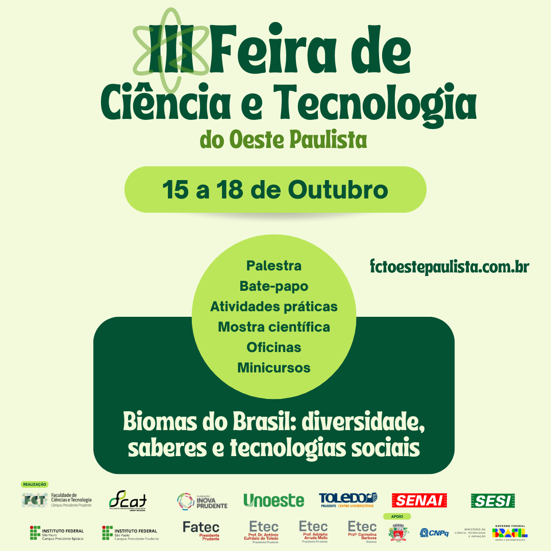 III Feira de Ciências e Tecnologia do Oeste Paulista